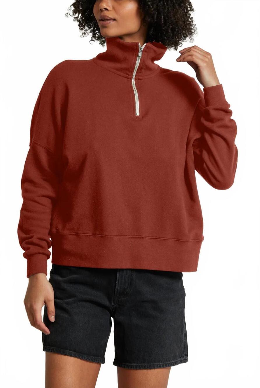 NEW PERFECTWHITETEE maren sweater in burgundy